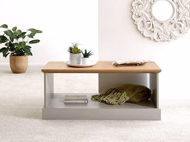 GFW Kendal Rectangular Coffee Table in Grey – 1