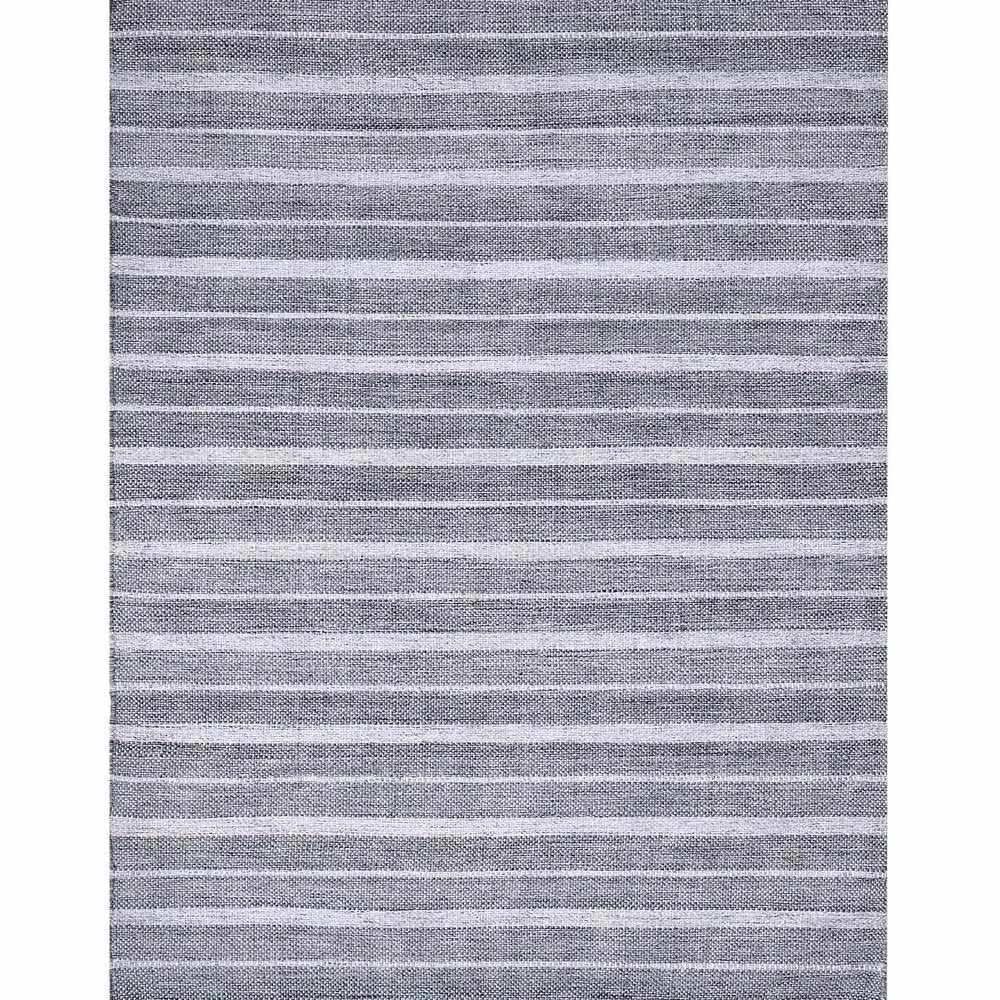 Wyld and Coco Modern Striped Woven Area Rug in Grey, W: 140 cm, L: 200 cm – 2
