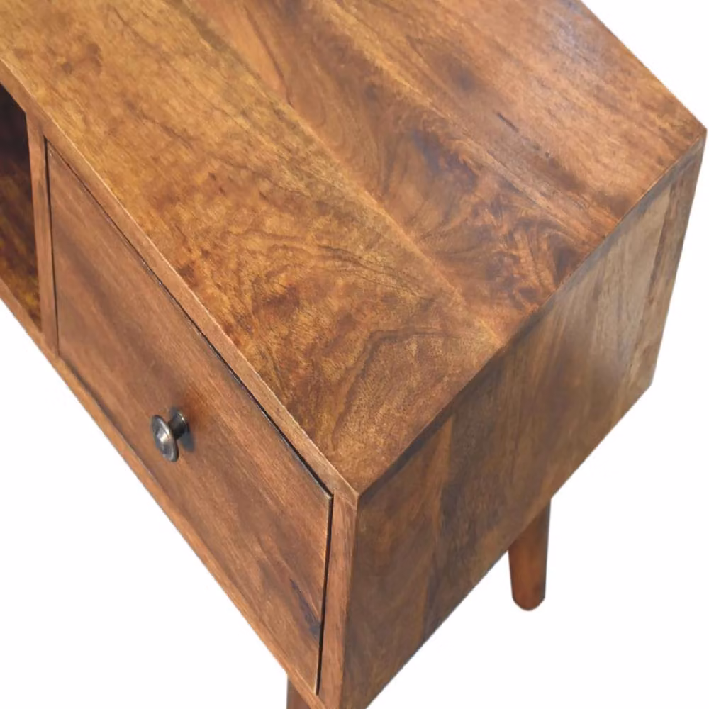 Wyld Haus Merano Mango Wood Coffee Table in Brown with 2 Drawers and Shelf – 3