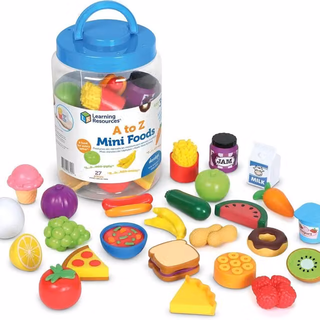 Learning Resources Mini Alphabet Food Play Set in Multicolour