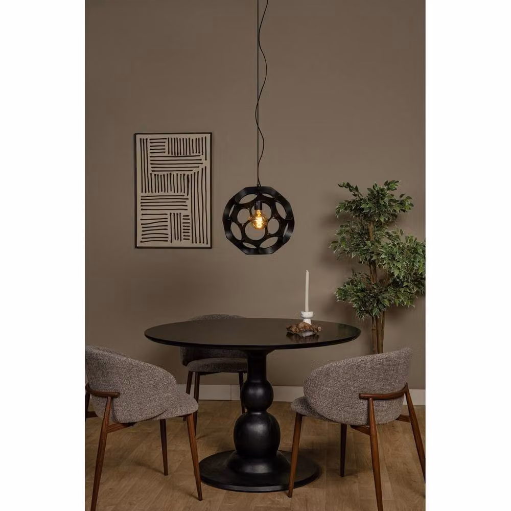 Netlighting HANNELORE Pendant Light, Black, Diameter: 40 cm – 4