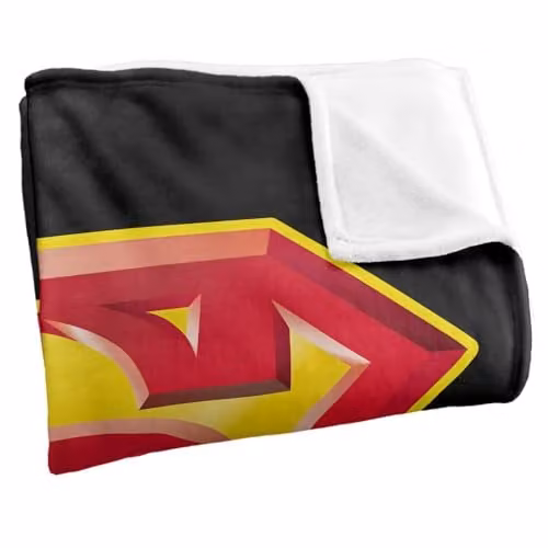 DC Comics Superman Super Dad Silky Touch Super Soft Fleece Throw Blanket, White, W/D/H: 152 x 127 cm – 2