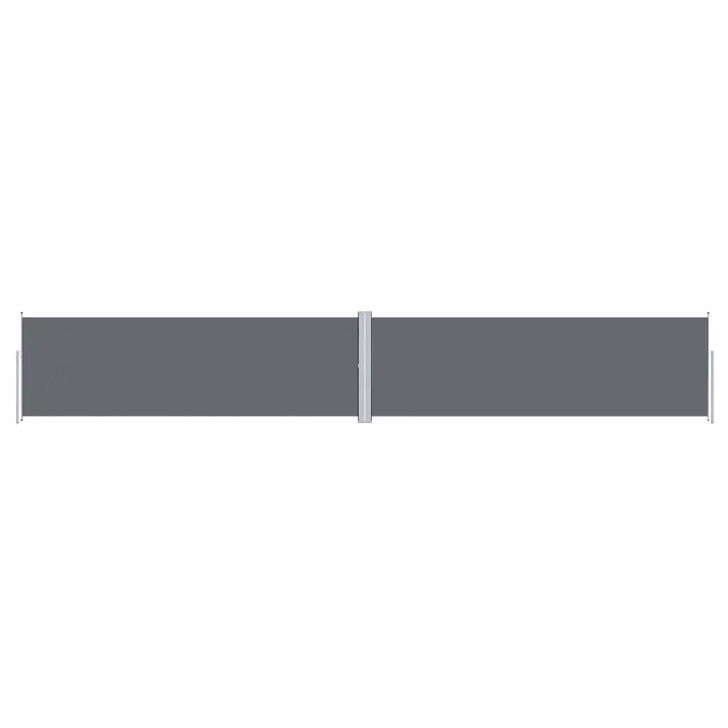 Berkfield Home Retractable Side Awning in Anthracite and Black, W/H: 1000 x 160 cm – 2