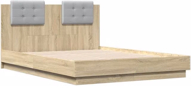 Berkfield Home Soft Bed Frame in Grey, W/D/H: 120 x 190 cm – 1