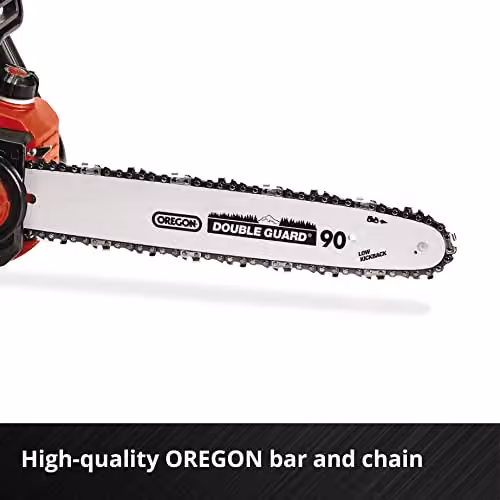 Einhell Cordless 36V PXC Chainsaw in Red with 14 Inch (35cm) Bar – 4