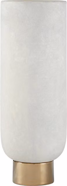 Interiors by Premier Small Multicolour and White Glass and Ceramic Vase