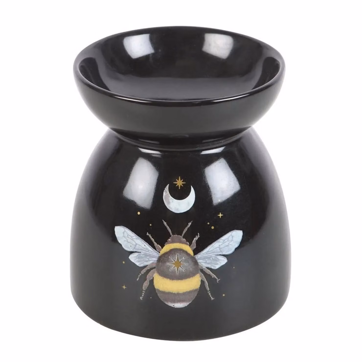 Something Different Dark Forest Bee Oil Burner in Black – 1