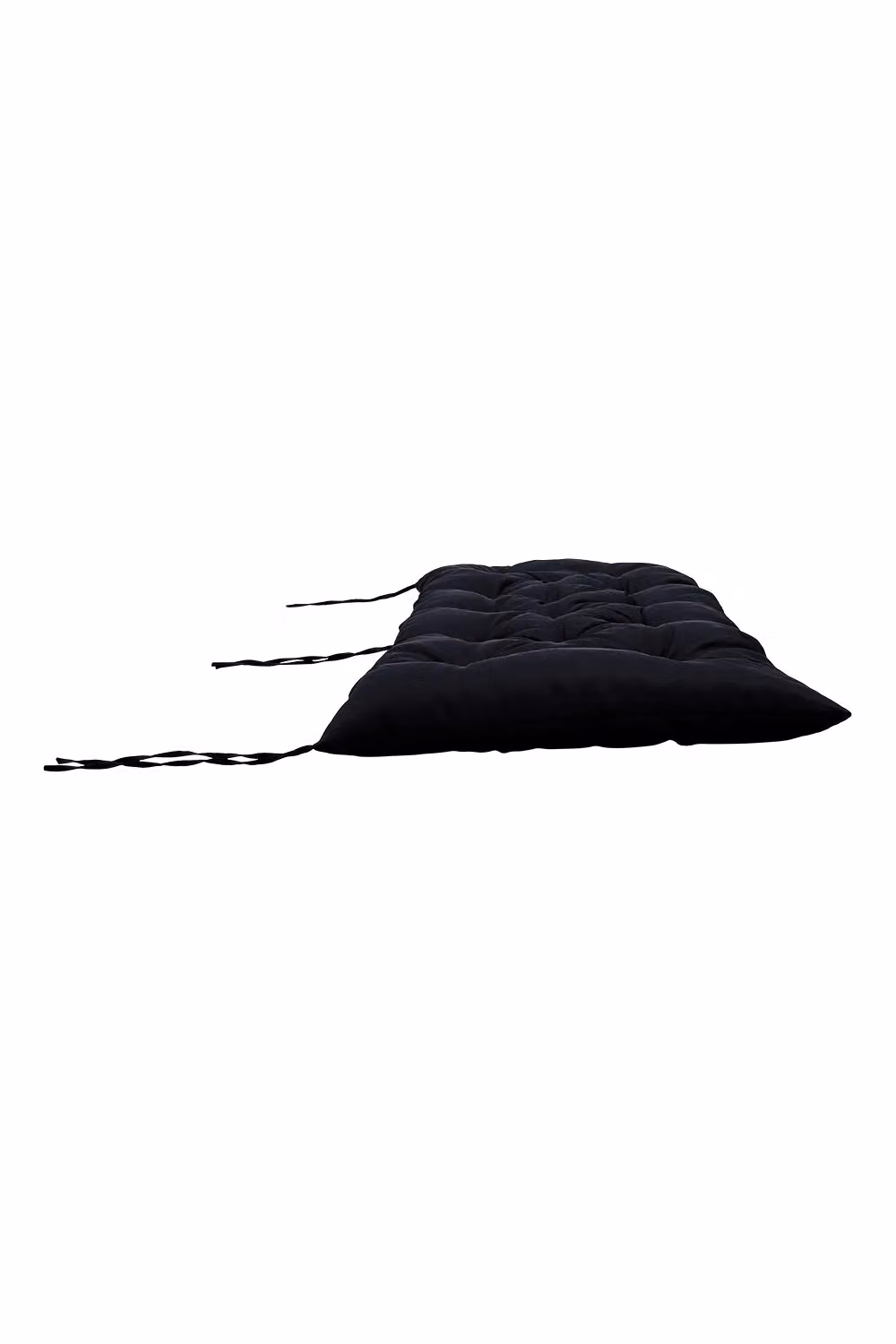 Living and Home Waterproof Non-Slip Rectangular Bench Seat Cushion in Black, W: 120 cm, D: 50 cm – 2