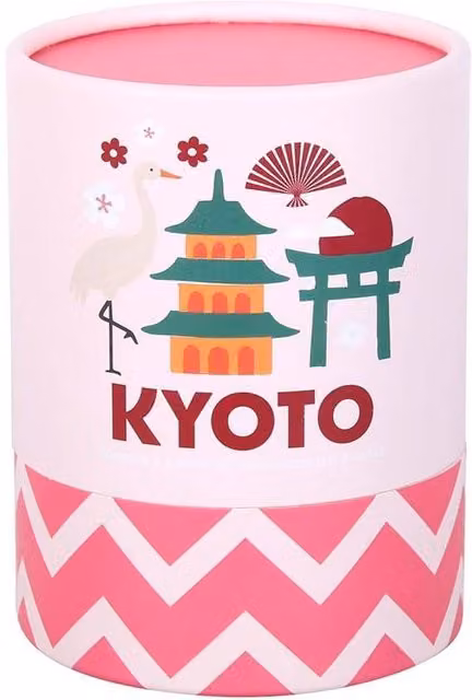 Something Different Kyoto Bamboo and Cherry Blossom Scented Candle in Pink