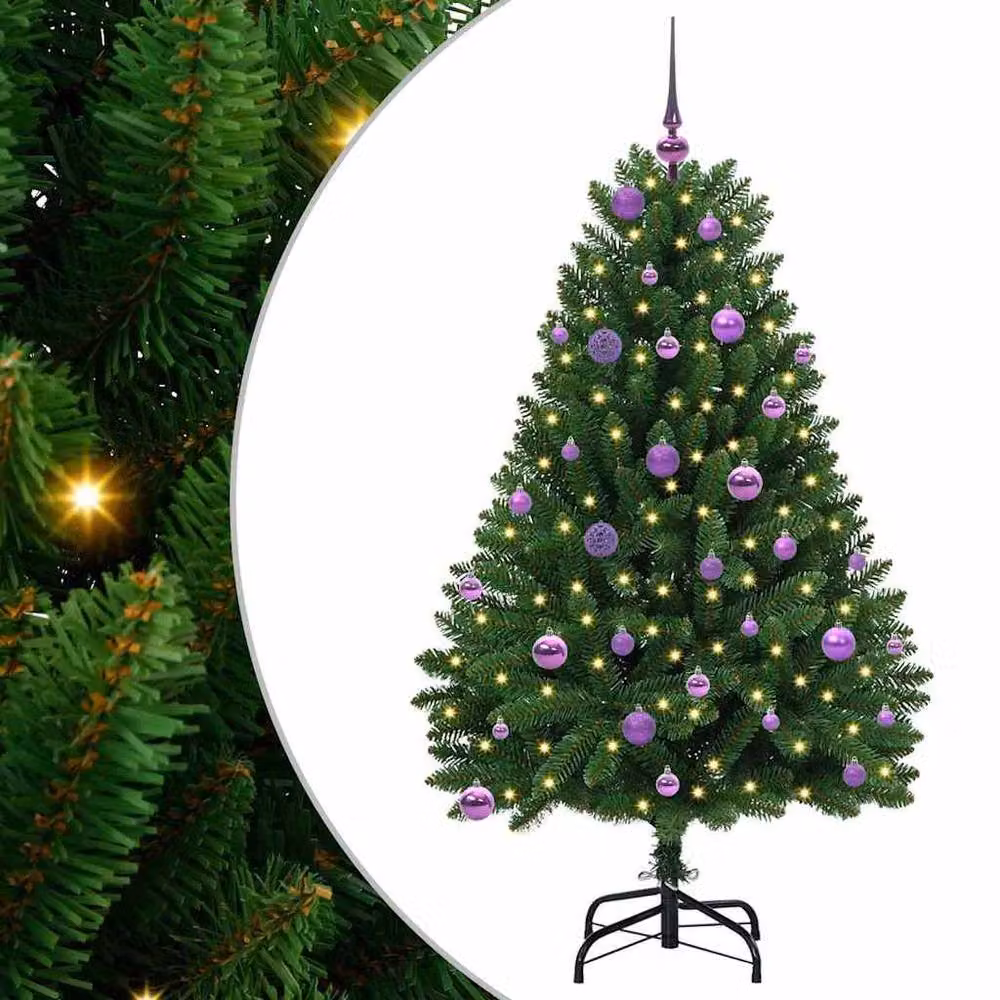 Berkfield Home Artificial Green Christmas Tree with Stand, Height: 150 cm – 2