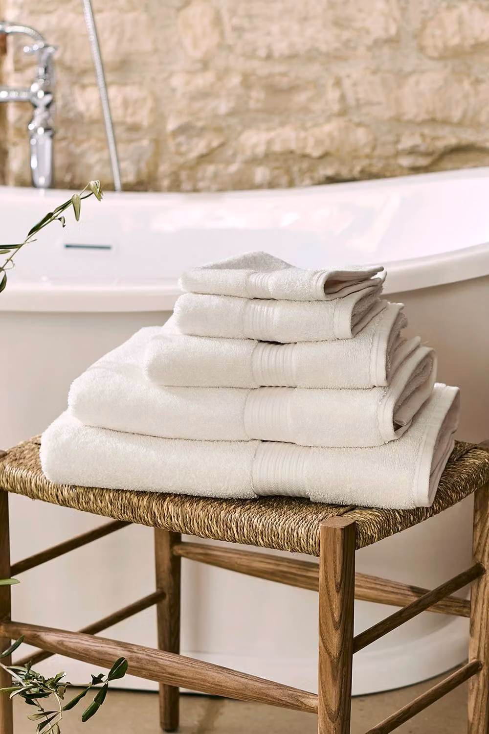 Christy Supreme Hygro 8 Piece Luxury Supima Cotton Towel Set in Off-White – 2