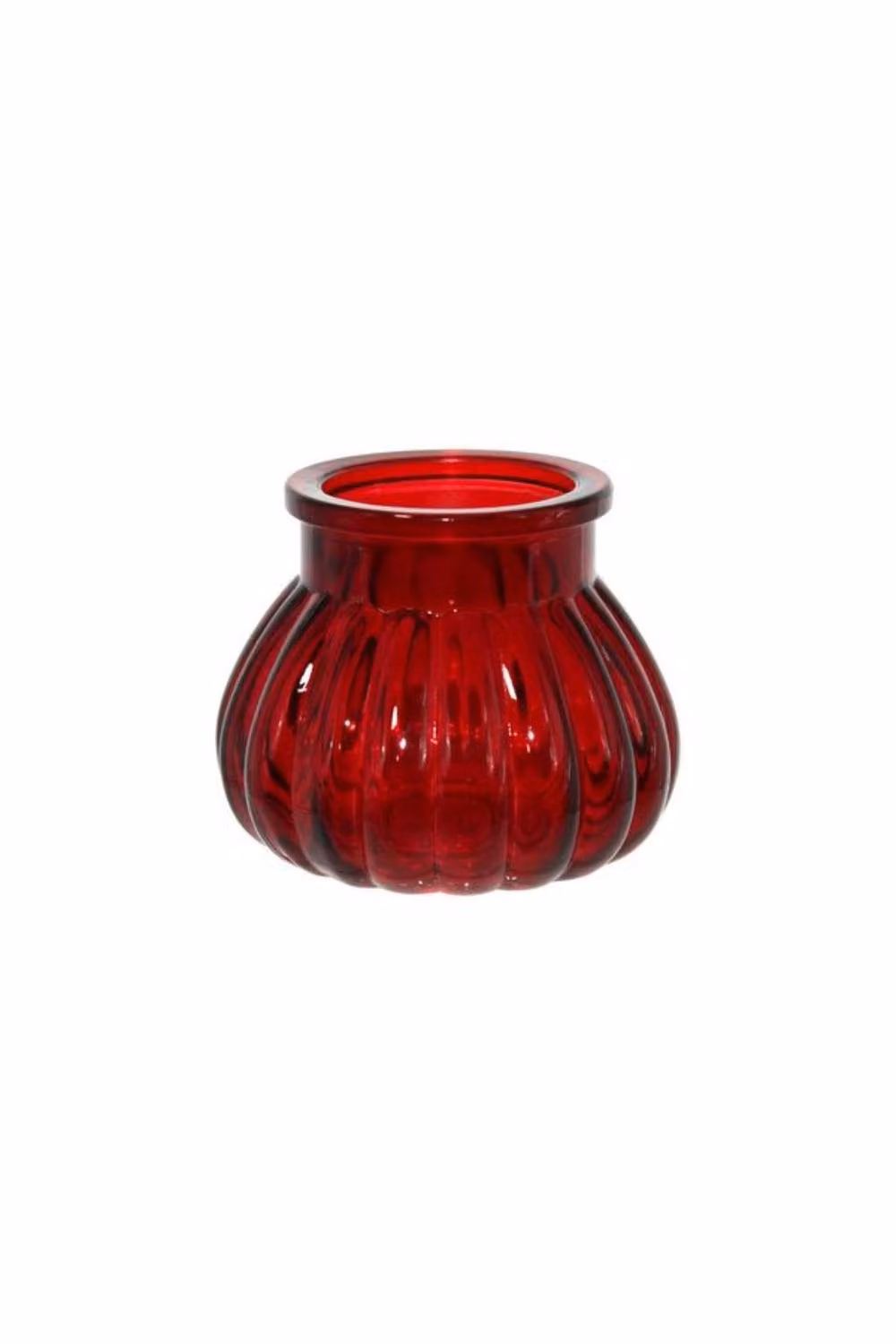 KDMD Red Veneto Bubble Glass Jars, 12 Pack, Diameter: 7.5 cm – 2