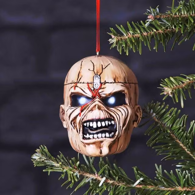 Nemesis Now Iron Maiden Trooper Eddie Hanging Ornament, Multicolour, Height: 7.2 cm
