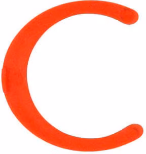 FloPlast FloFit+ Red Push Fit Collet Clips for 15mm Hot Water Pipes, Pack of 50