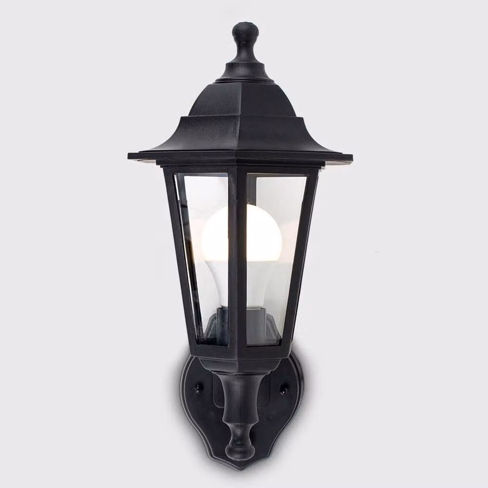 SPETLEK Black Outdoor Wall Lantern with PIR Motion Sensor and LED Bulb – 3