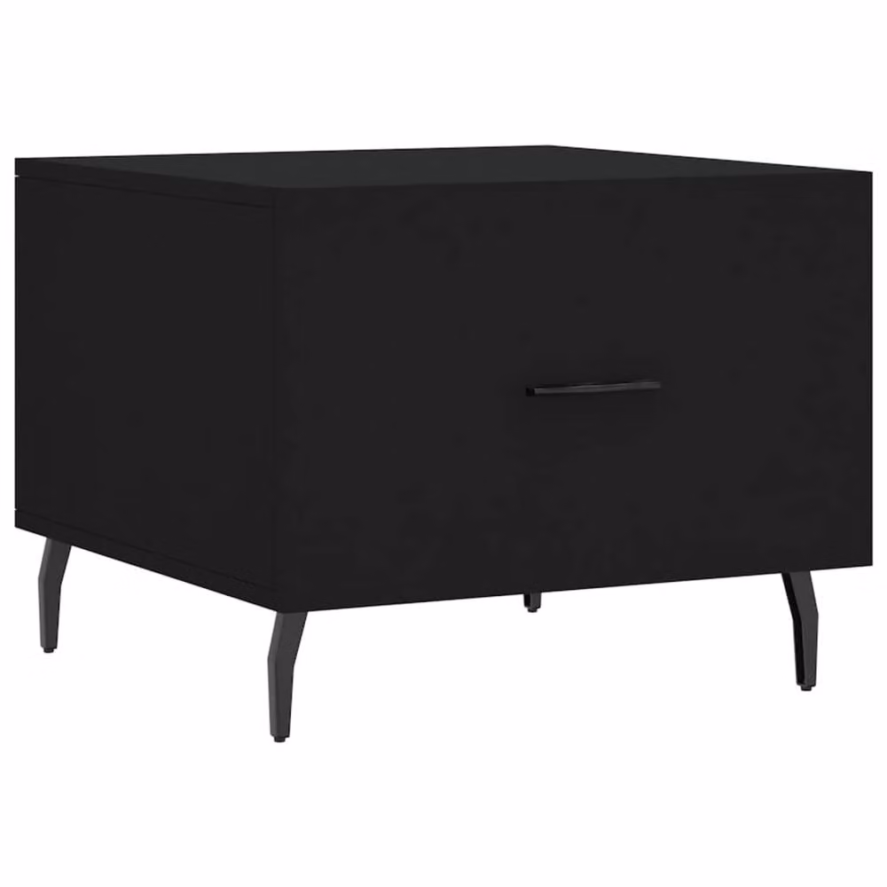 Berkfield Home Set of 2 Black Decorative Coffee Tables, W/D/H: 50 x 50 x 40 cm – 4