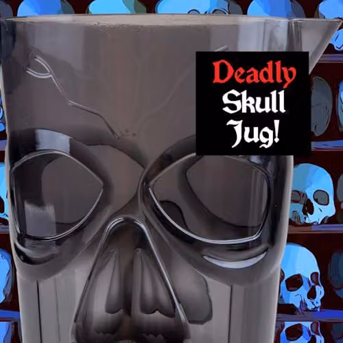 VFM e-Store Halloween Skull Jug in Black – 8