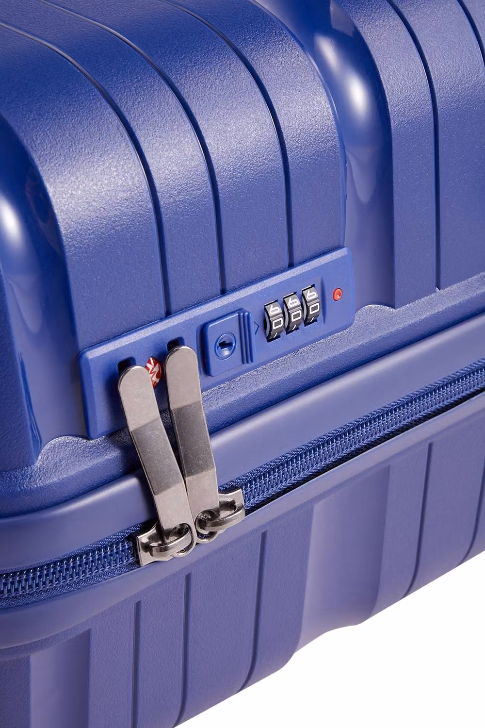 H&O Direct 4-Piece Lockable Fashion Travel Suitcase Set in Blue – 3