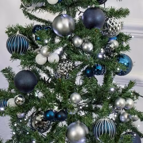The Christmas Workshop 6ft Green Artificial Christmas Tree with Stand – 4