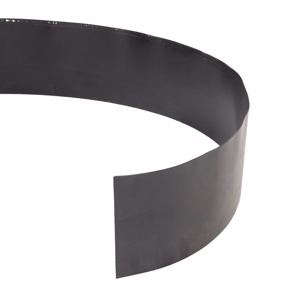 Living and Home Metal Ornamental Garden Edging in Black, Medium – 6