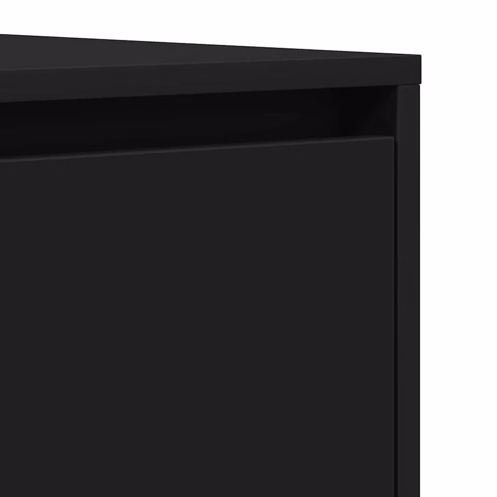 Berkfield Home Modern Matt Black Sideboard, W/D/H: 120 x 41 x 75 cm – 5