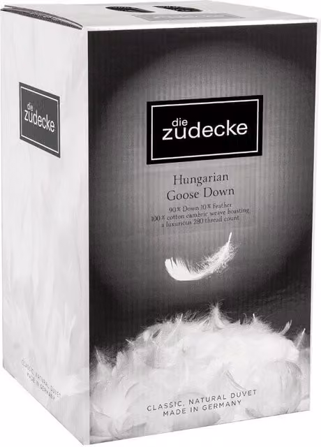 Hungarian Goose Down 13.5tog Duvet in White, Emperor Size – 1