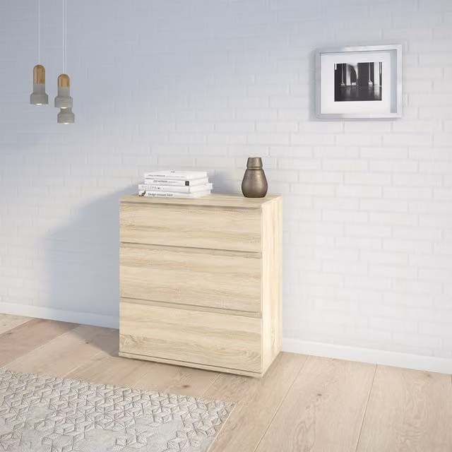 Furniture To Go Nova Chest of 3 Drawers in Oak