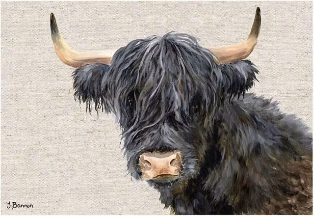 Jane Bannon Hagrid Multicolour Animal Print Paper Poster, W: 30.0 cm, H: 40.0 cm – 1