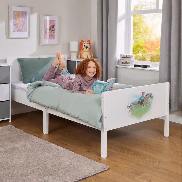 Liberty House Toys Kids Single Bed in White