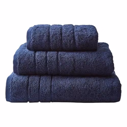 Allure Bath Fashions Luxury Blue Cotton Terry Hand Towel