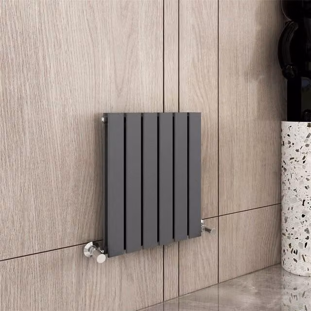MCC Direct Designer Flat Panel Double Radiator in Anthracite Grey, W: 60.0 cm, H: 40.8 cm