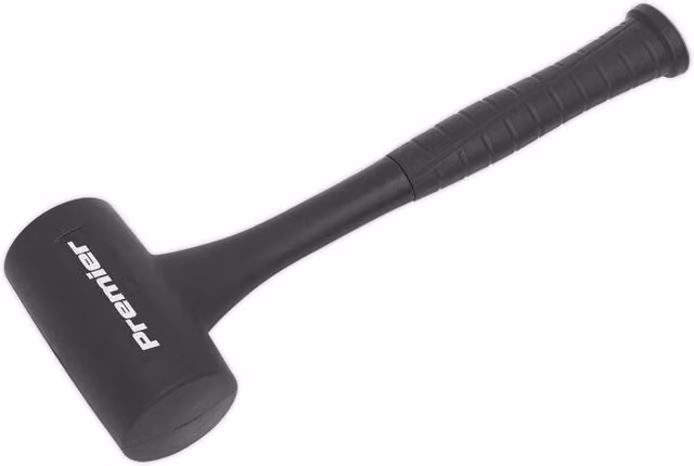 Loops Shot-Loaded Dead Blow Hammer, Black and Multicolour Nitrile Rubber Anti-Rebound Hammer