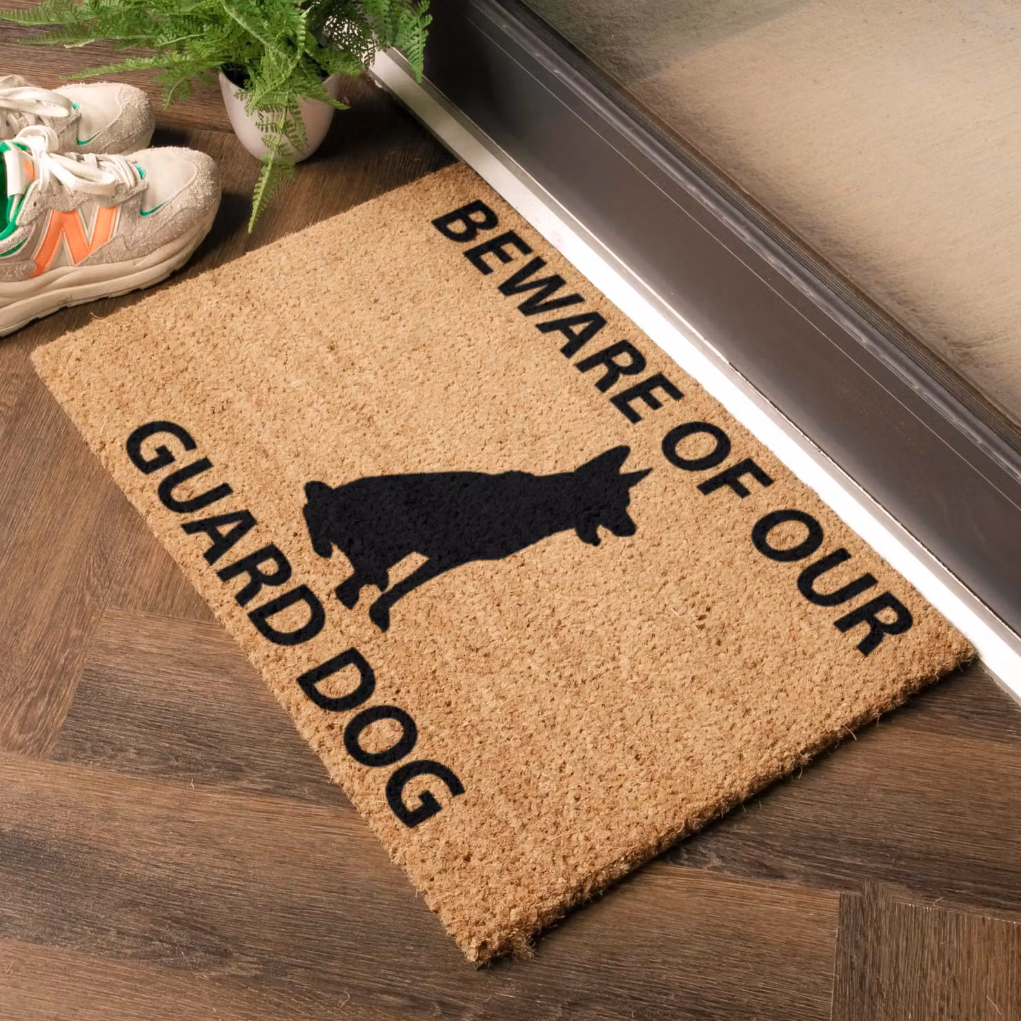 Artsy Mats German Shepherd Doormat, Black and Brown, W: 60 cm, D: 40 cm – 2