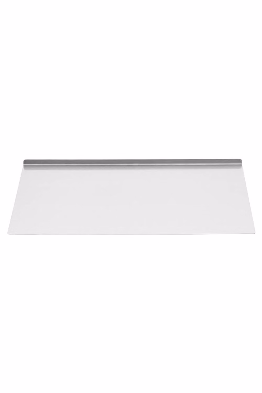 Living and Home Stainless Steel Rectangular Counter Edge Chopping Board in Silver, W: 40 cm, D: 30 cm – 3