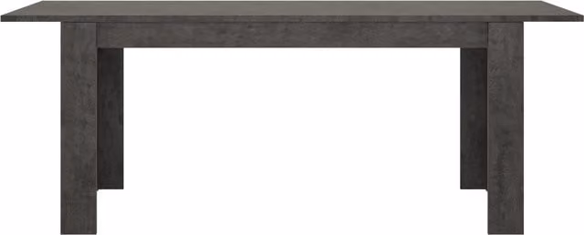 Alabana Extendable Rectangular Dining Table in Matt Slate Grey Wood