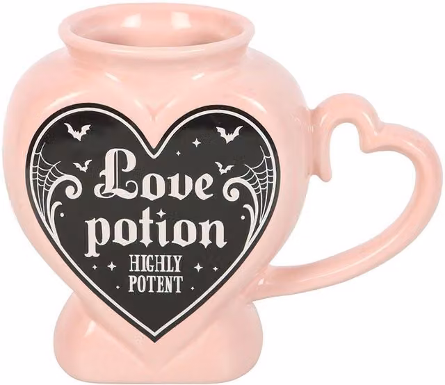 Something Different Love Potion Pink Ceramic Mug, 350ml