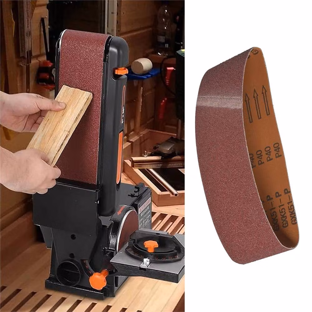 Nordara 24-Pack Sanding Belts for Belt Sanders, 60/80/120 Grit, Brown, 75 x 533 mm – 3