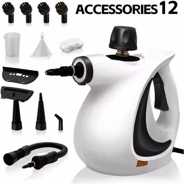 SPETLEK Redhut Handheld Multi-Surface Pressurised Steam Cleaner in White – 1
