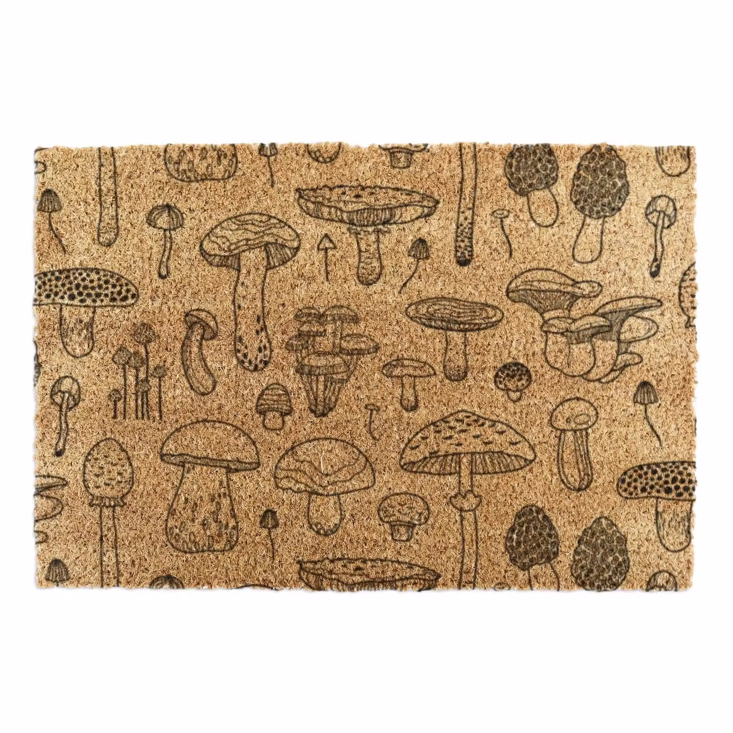 Artsy Mats Mushrooms Doormat in Brown, W/D: 90 x 60 cm – 2