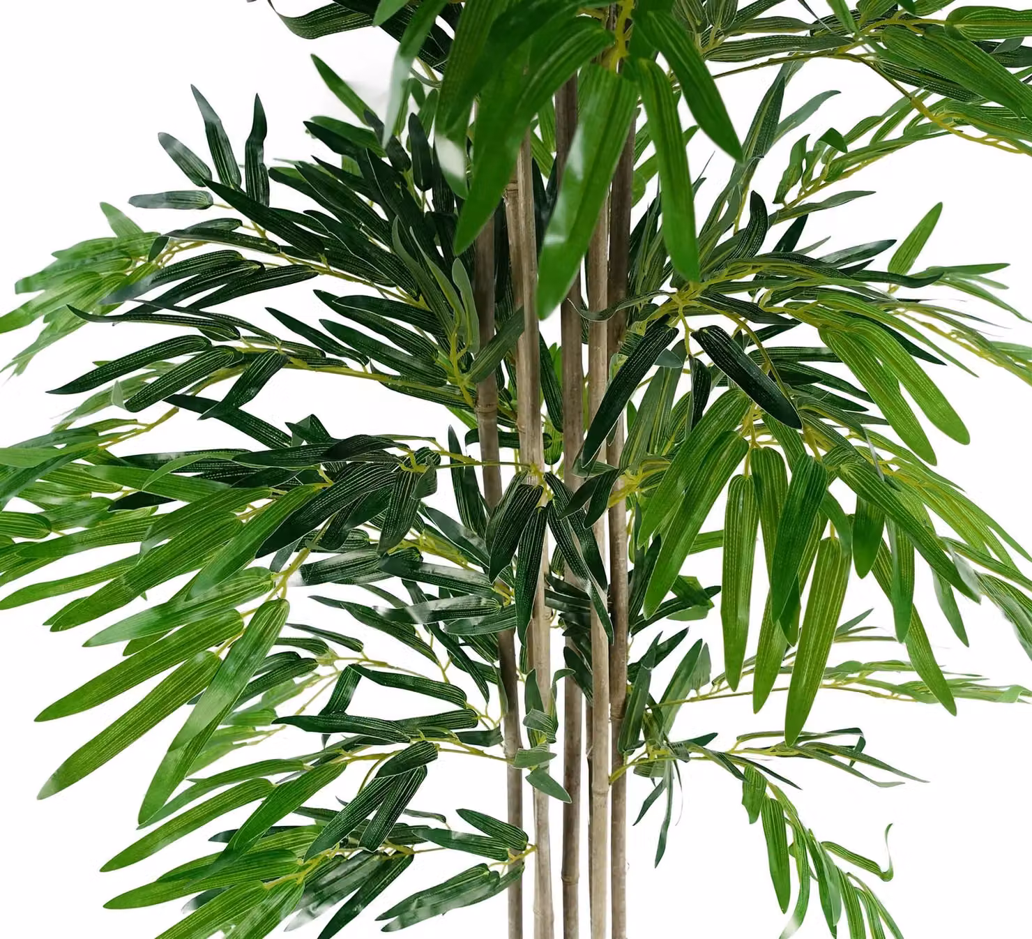 Leaf 180cm Artificial Bamboo Tree in Green and Black – 3