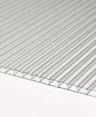 PolyX Clear Twinwall Polycarbonate Sheet W: 800 mm, H: 2 m, Thickness: 10 mm