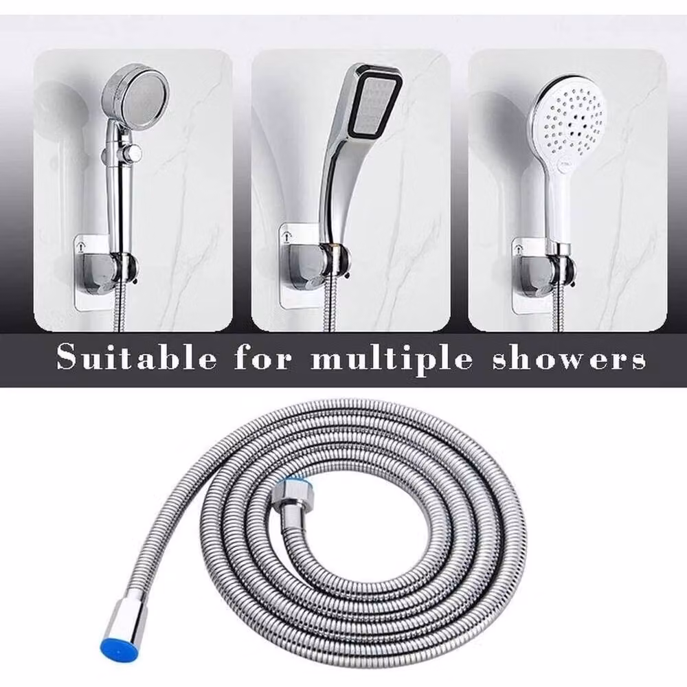 NESTLUNE 3m Stainless Steel Anti-Kink Flexible Shower Hose in Silver – 2