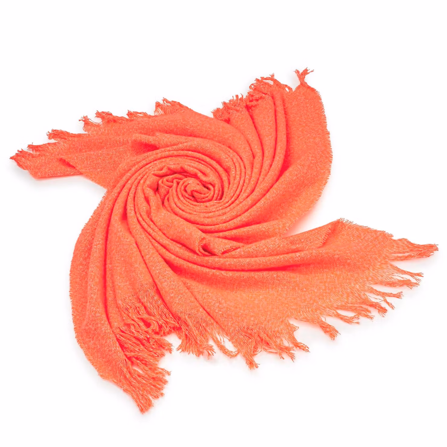 Luxury Living Acrylic Throw in Orange, Pink and White, W/D/H: 170 x 130 cm – 2