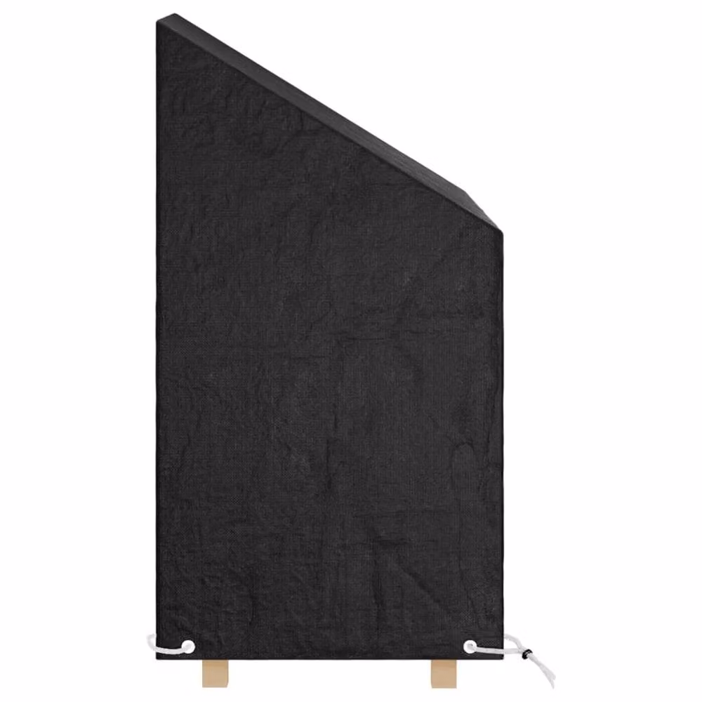 Berkfield Home Water Repellent Dining Chair Covers, 2 Pack, Black, H 80-120 x W 65 x D 65 cm – 3