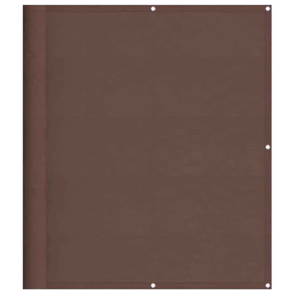 Berkfield Home Brown Balcony Screen, W: 120 cm, H: 700 cm, 100% Polyester Oxford Fabric – 2