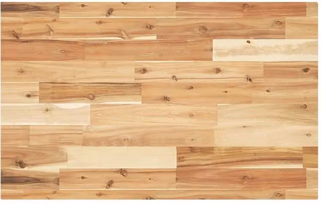 Berkfield Home Rectangular Table Top in Brown Solid Acacia Wood, W: 160 cm, D: 50 cm, H: 4 cm