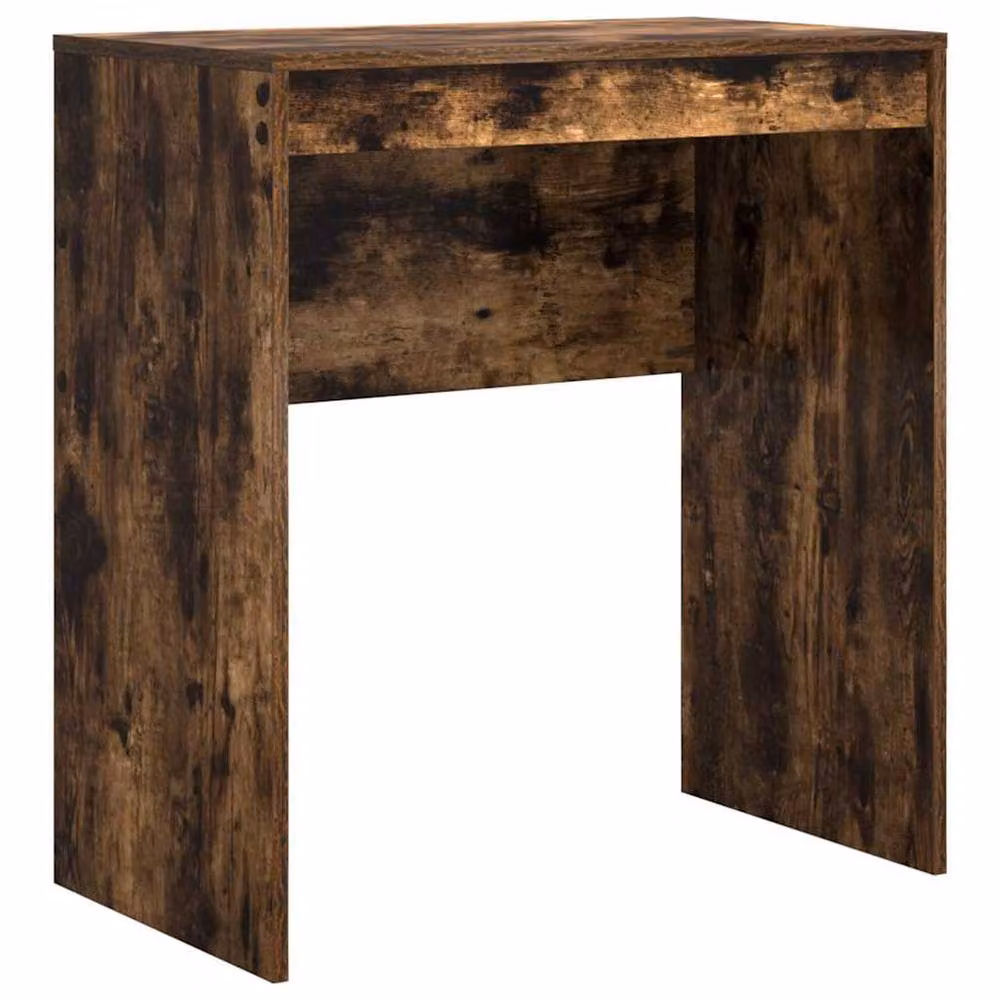 Berkfield Home Smoked Oak Writing Desk in Brown, W/D/H: 70 x 40 x 76 cm – 3