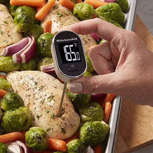 KitchenAid Pivoting Digital Kitchen Food Thermometer in Black – 2