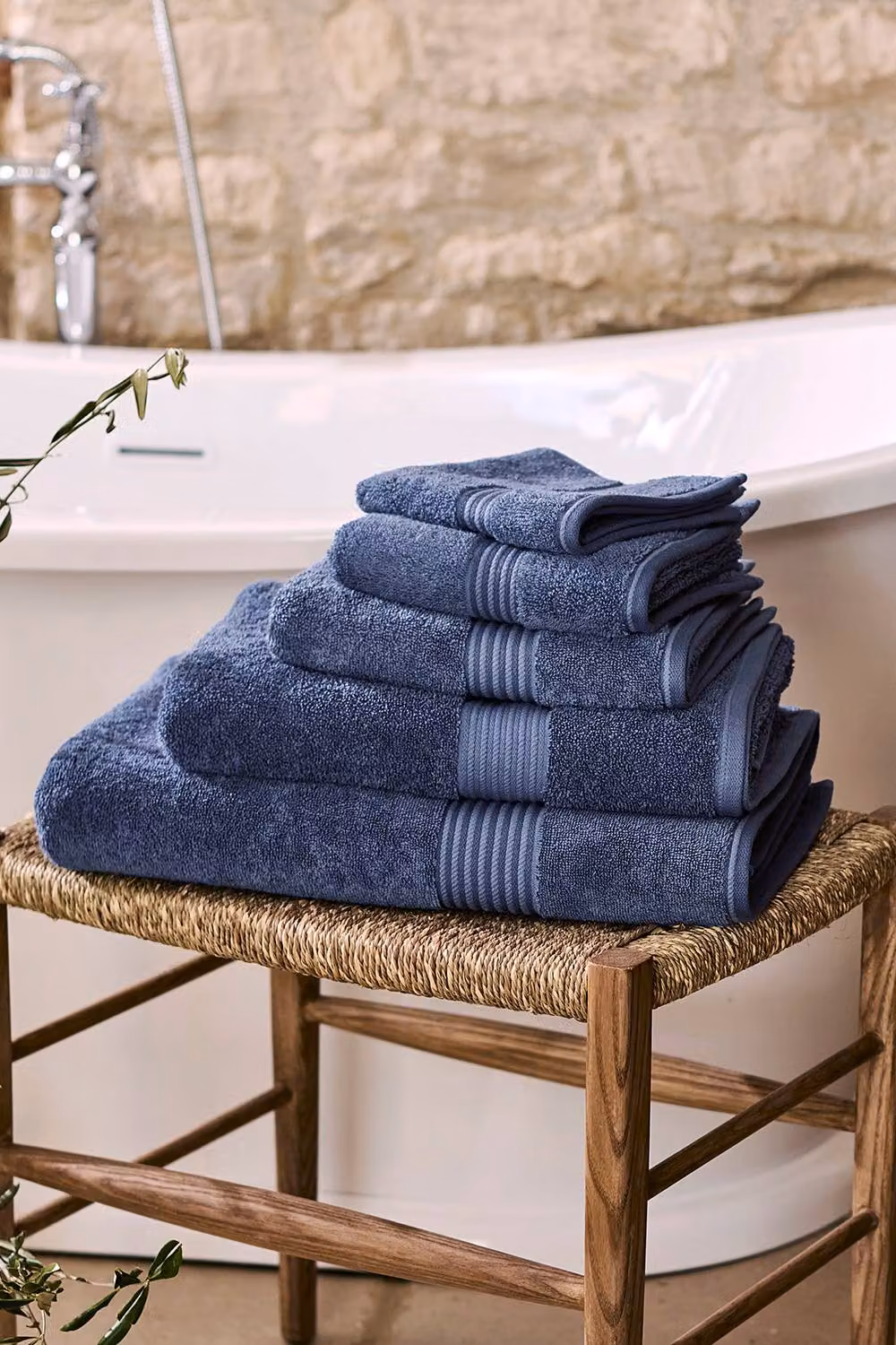 Christy Supreme Luxury Soft Supima Cotton Towels in Blue – 3