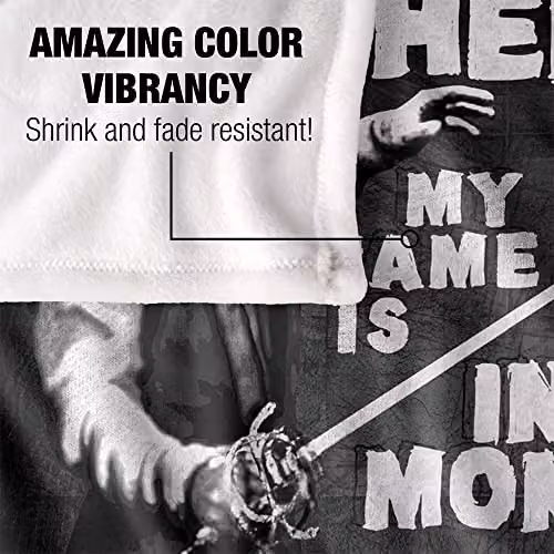 Princess Bride Hello Again Silky Touch Super Soft Fleece Throw Blanket in White, W/D/H: 152 x 127 cm – 3